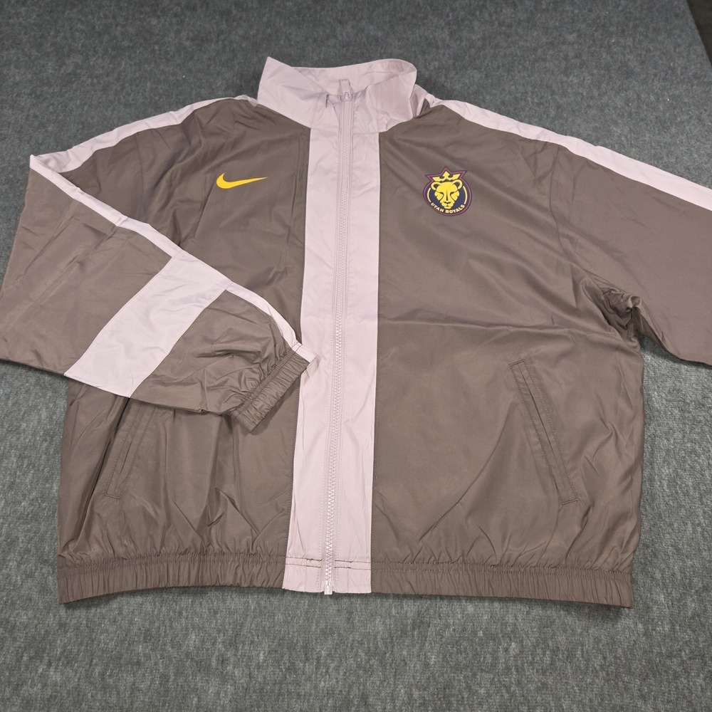 Nike Utah Royals NWSL Anthem/Pre-Match Lightweight Jacket Womens Size L - NEW
